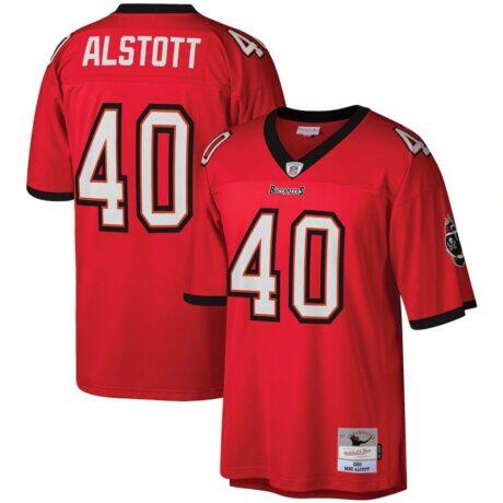 Mike Alstott Tampa Bay Buccaneers Mitchell & Ness Legacy Replica Jersey - Red - Front View