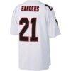 Deion Sanders Atlanta Falcons Mitchell & Ness Legacy Replica Jersey - White - Detail View
