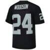 Charles Woodson Las Vegas Raiders Mitchell & Ness Legacy Replica Jersey - Black - Detail View