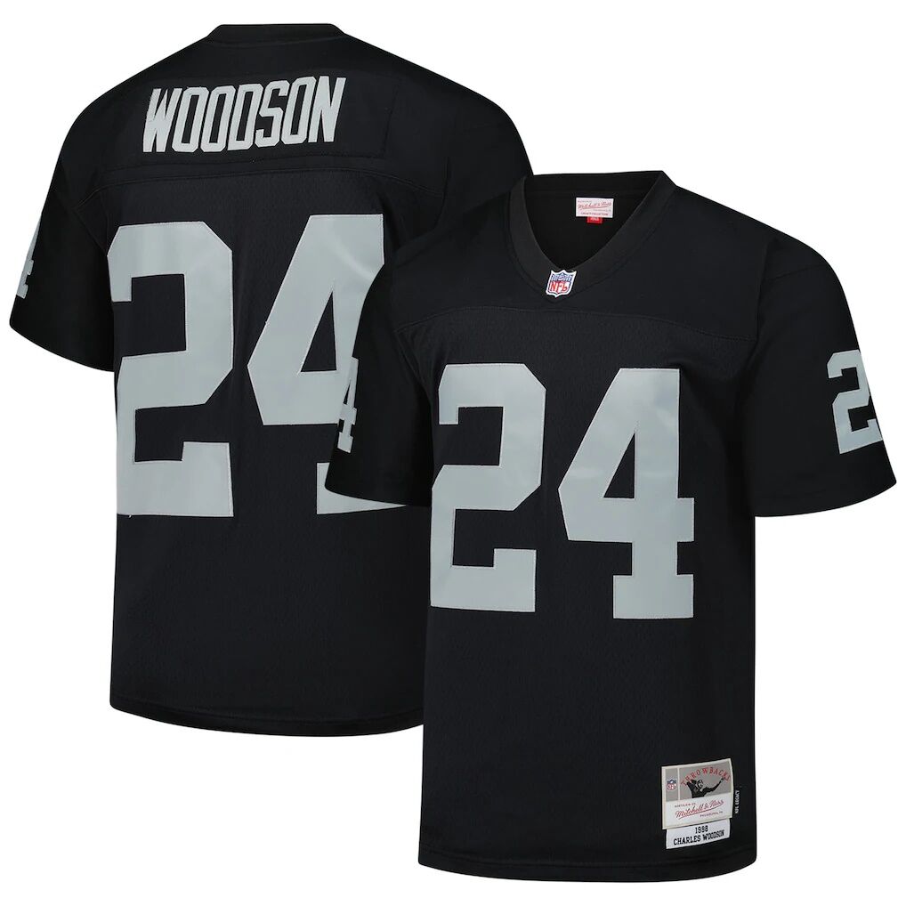 Charles Woodson Las Vegas Raiders Mitchell & Ness Legacy Replica Jersey
