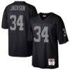 Bo Jackson Las Vegas Raiders Mitchell & Ness Legacy Replica Jersey - Black - Front View