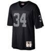 Bo Jackson Las Vegas Raiders Mitchell & Ness Legacy Replica Jersey - Black - Side View