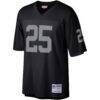 Fred Biletnikoff Las Vegas Raiders Mitchell & Ness Legacy Replica Jersey - Black - Side View