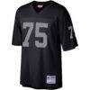 Howie Long Las Vegas Raiders Mitchell & Ness Legacy Replica Jersey - Black - Side View