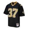 Steve Gleason New Orleans Saints Mitchell & Ness Legacy Replica Jersey - Black - Side View