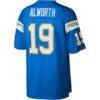 Lance Alworth Los Angeles Chargers Mitchell & Ness Legacy Replica Jersey - - Detail View