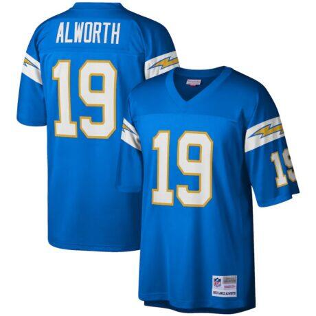 Lance Alworth Los Angeles Chargers Mitchell & Ness Legacy Replica Jersey - - Front View