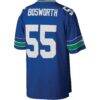 Brian Bosworth Seattle Seahawks Mitchell & Ness Legacy Replica Jersey - - Detail View