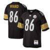 Hines Ward Pittsburgh Steelers Mitchell & Ness Legacy Replica Jersey - Black - Front View