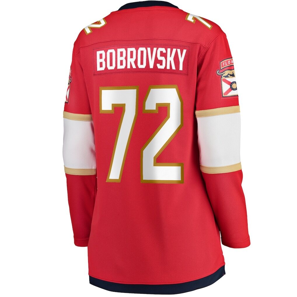 Sergei Bobrovsky Florida Panthers Fashion7 Women's Home Breakaway Jersey