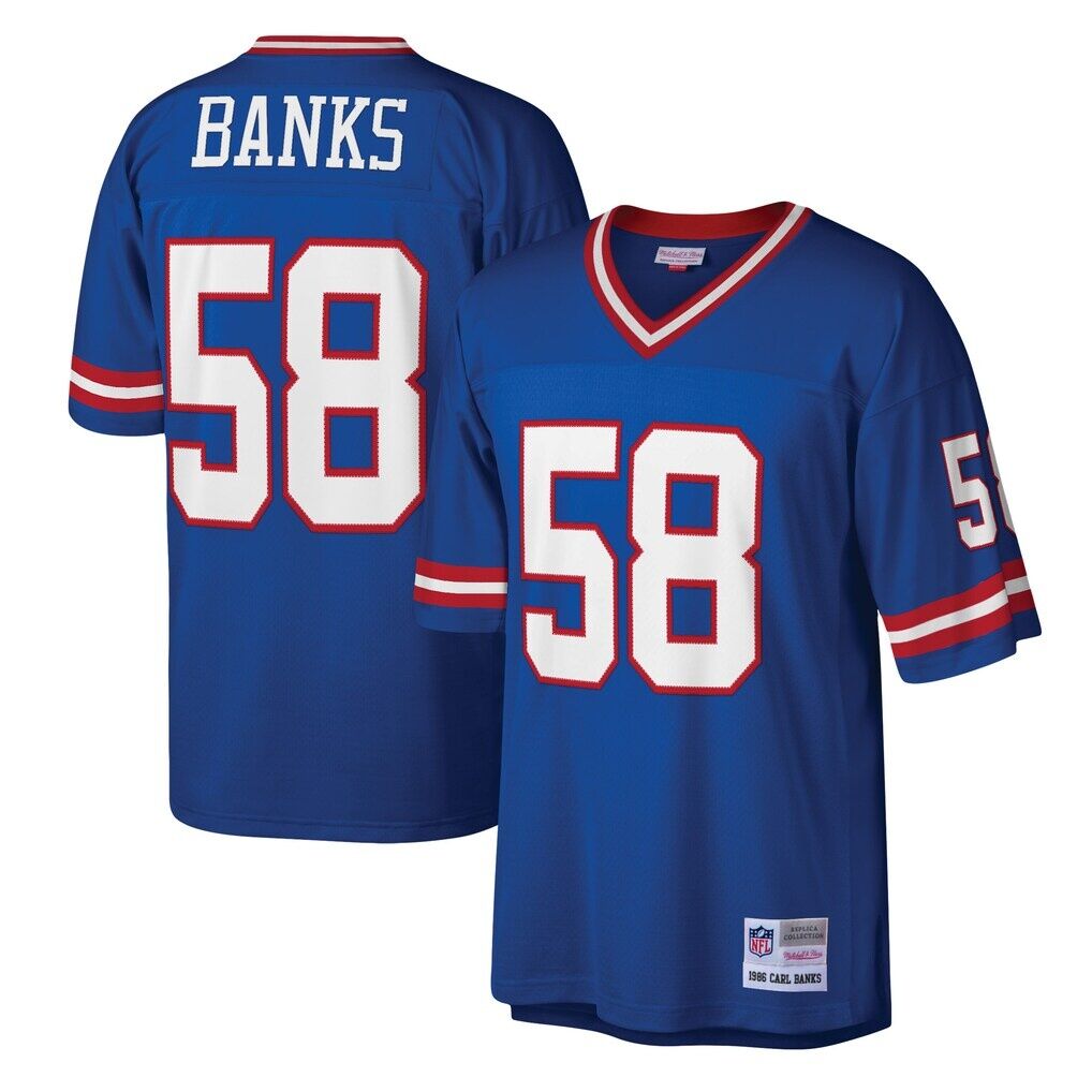 Carl Banks New York Giants Mitchell & Ness Legacy Replica Jersey - Royal