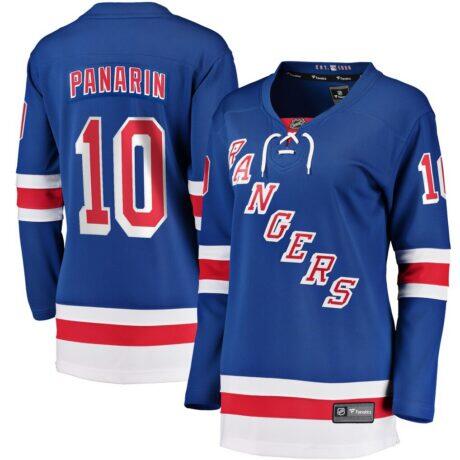 Artemi Panarin New York Rangers Fashion7 Women's Home Breakaway Player Jersey - Blue - Front View