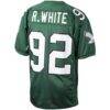 Reggie White Philadelphia Eagles Mitchell & Ness Authentic Throwback Retired Player Jersey - Green - Detail View
