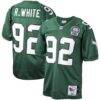 Reggie White Philadelphia Eagles Mitchell & Ness Authentic Throwback Retired Player Jersey - Green - Front View