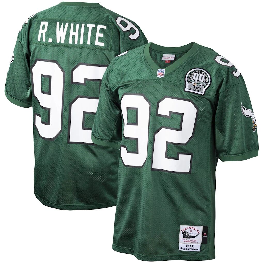 Reggie White Philadelphia Eagles Mitchell & Ness Authentic Throwback Retired Player Jersey