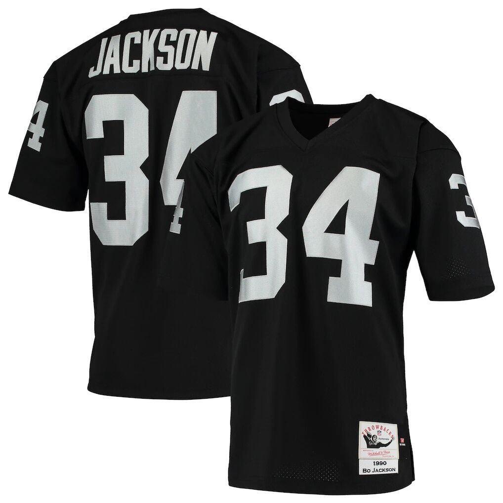 Bo Jackson Las Vegas Raiders 1990 Mitchell & Ness Authentic Throwback Retired Player Jersey