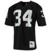 Bo Jackson Las Vegas Raiders 1990 Mitchell & Ness Authentic Throwback Retired Player Jersey - Black - Side View