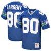 Steve Largent Seattle Seahawks 1985 Mitchell & Ness Authentic Throwback Retired Player Jersey - - Front View
