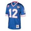 Jim Kelly Buffalo Bills 1994 Mitchell & Ness Authentic Throwback Retired Player Jersey - - Side View
