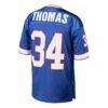 Thurman Thomas Buffalo Bills 1985 Mitchell & Ness Authentic Throwback Retired Player Jersey - - Detail View