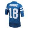 Peyton Manning Indianapolis Colts 1998 Mitchell & Ness Authentic Throwback Retired Player Jersey - - Detail View