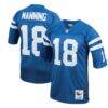 Peyton Manning Indianapolis Colts 1998 Mitchell & Ness Authentic Throwback Retired Player Jersey - - Front View