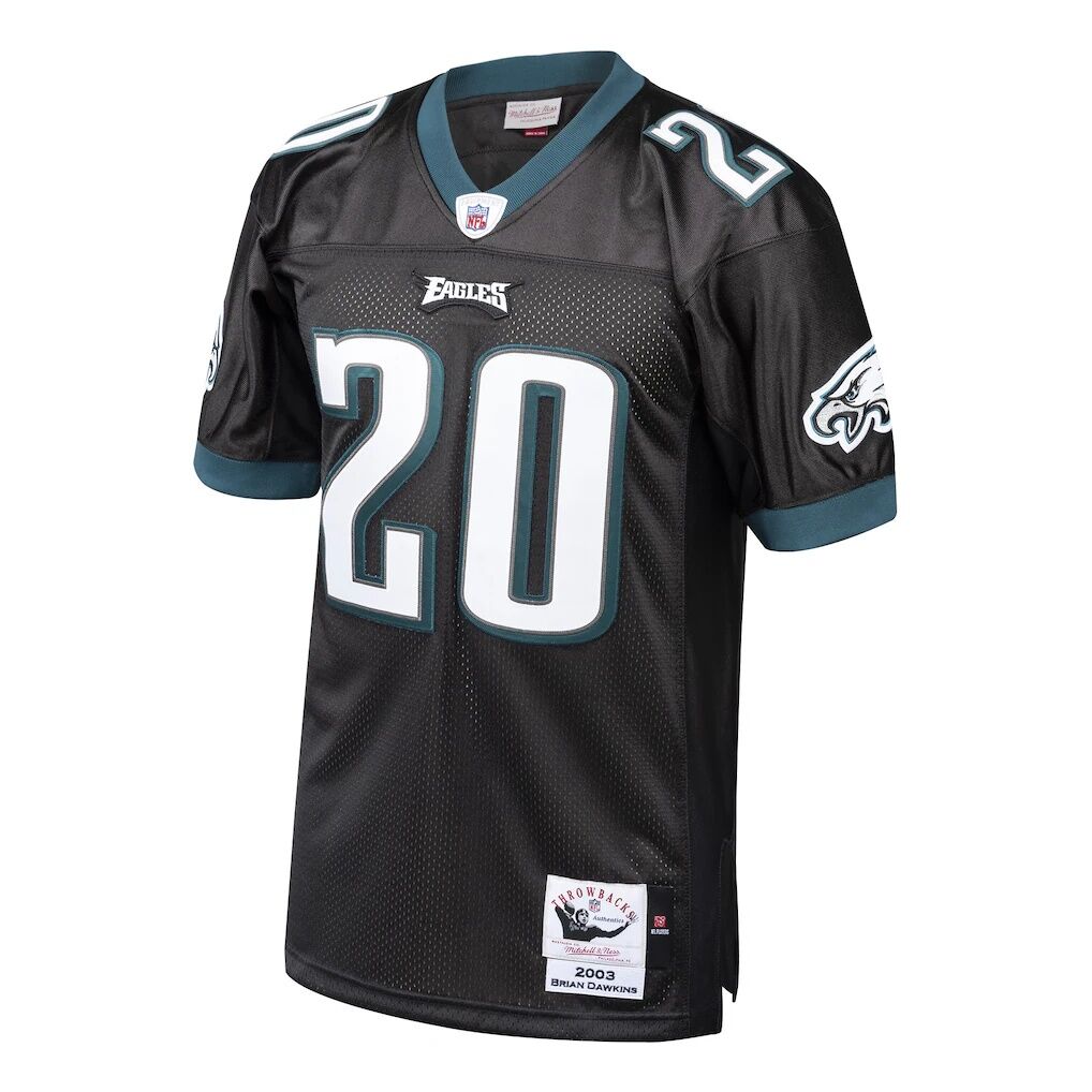 Brian Dawkins Philadelphia Eagles 2003 Mitchell & Ness Authentic Throwback Retired Player Jersey