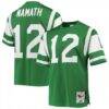Joe Namath New York Jets 1968 Mitchell & Ness Authentic Throwback Retired Player Jersey - Green - Front View