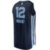 Ja Morant Memphis Grizzlies Fashion7 Fast Break Replica Jersey Navy - - Detail View