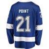 Brayden Point Tampa Bay Lightning Fashion7 Breakaway Jersey - Blue - Detail View