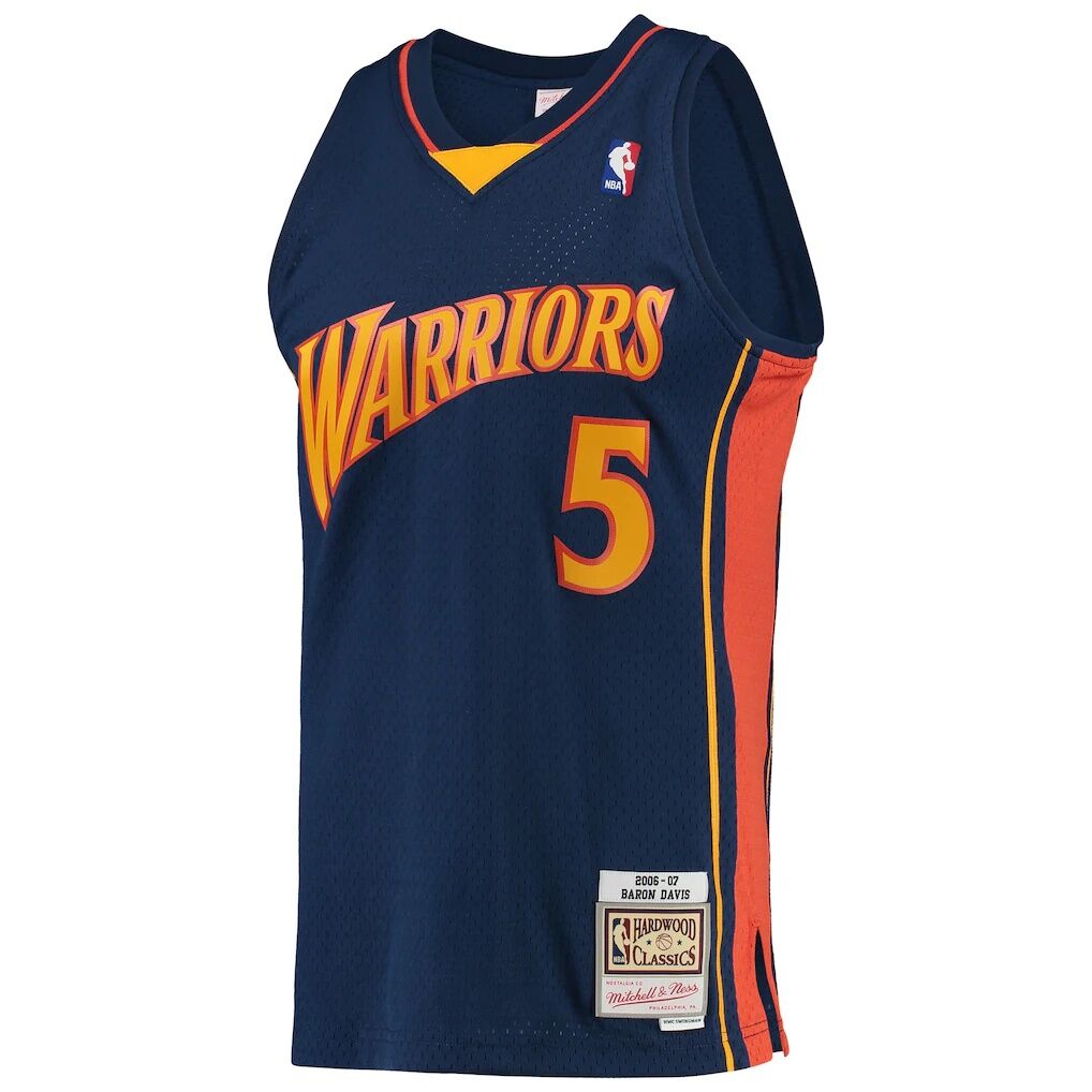 Baron Davis Golden State Warriors Mitchell & Ness 2006/07 Hardwood Classics Swingman Jersey