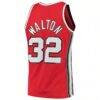 Bill Walton Portland Trail Blazers Mitchell & Ness 1976/77 Hardwood Classics Swingman Jersey - Red - Detail View