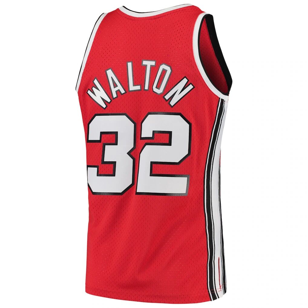 Bill Walton Portland Trail Blazers Mitchell & Ness 1976/77 Hardwood Classics Swingman Jersey