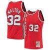 Bill Walton Portland Trail Blazers Mitchell & Ness 1976/77 Hardwood Classics Swingman Jersey - Red - Front View