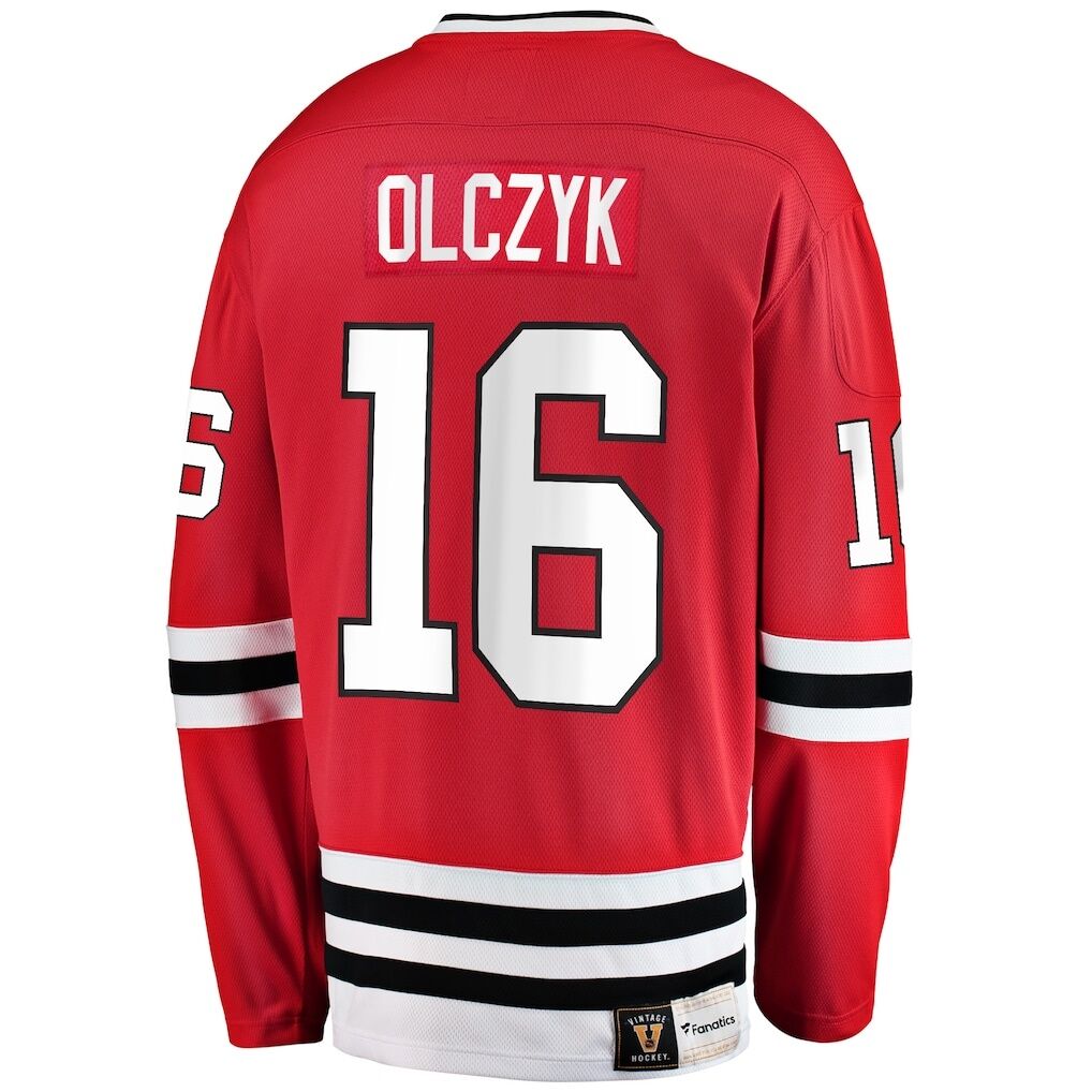Eddie Olczyk Chicago Blackhawks Fashion7 Premier Breakaway Retired Player Jersey