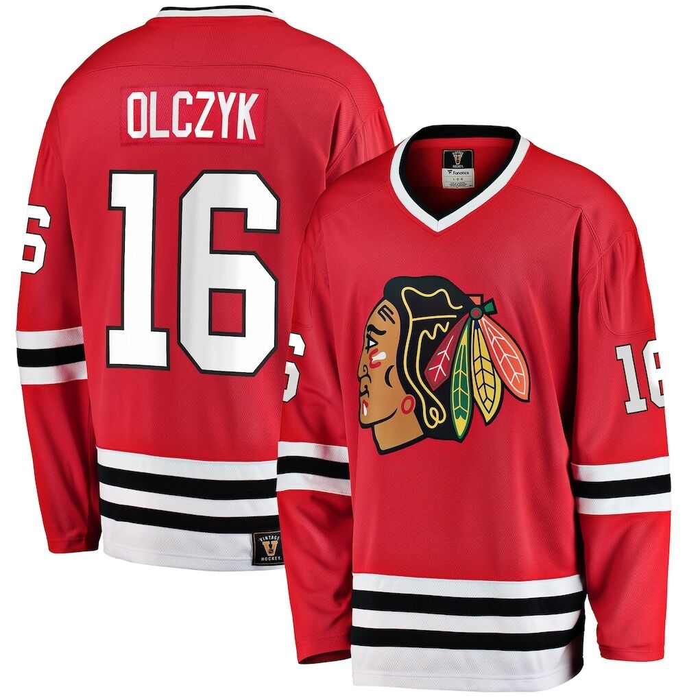 Eddie Olczyk Chicago Blackhawks Fashion7 Premier Breakaway Retired Player Jersey