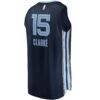 Brandon Clarke Memphis Grizzlies Fashion7 Fast Break Replica Jersey Navy - - Detail View
