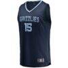 Brandon Clarke Memphis Grizzlies Fashion7 Fast Break Replica Jersey Navy - - Side View