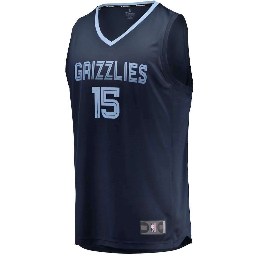 Brandon Clarke Memphis Grizzlies Fashion7 Fast Break Replica Jersey Navy - Icon Edition