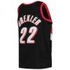Clyde Drexler Portland Trail Blazers Mitchell & Ness Youth 1991/92 Hardwood Classics Swingman Jersey - Black - Detail View