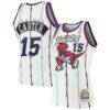 Vince Carter Toronto Raptors Mitchell & Ness 1998/99 Hardwood Classics Authentic Jersey - White - Front View