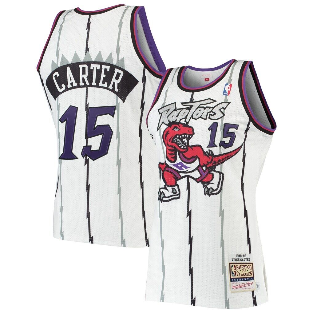 Vince Carter Toronto Raptors Mitchell & Ness 1998/99 Hardwood Classics Authentic Jersey