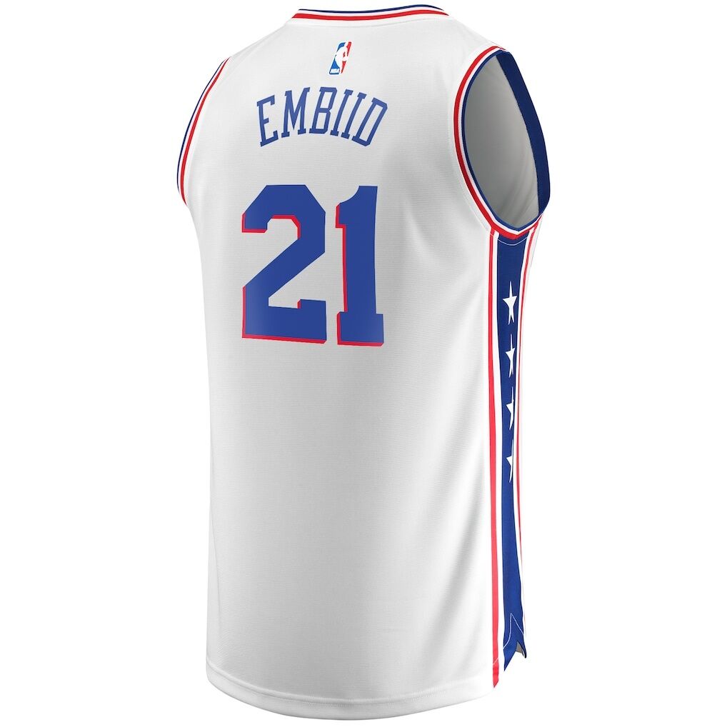 Joel Embiid Philadelphia 76ers Fashion7 Replica Jersey - Association Edition