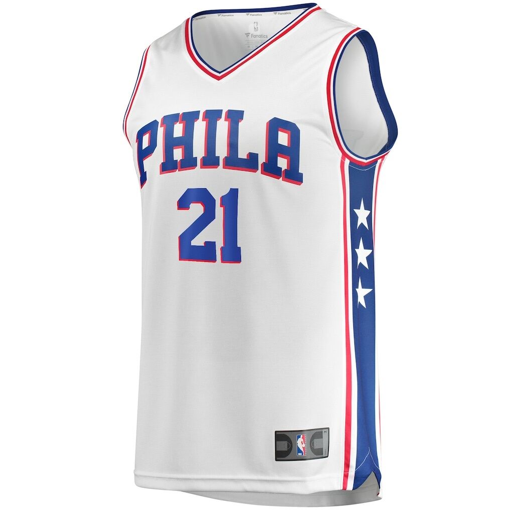 Joel Embiid Philadelphia 76ers Fashion7 Replica Jersey - Association Edition