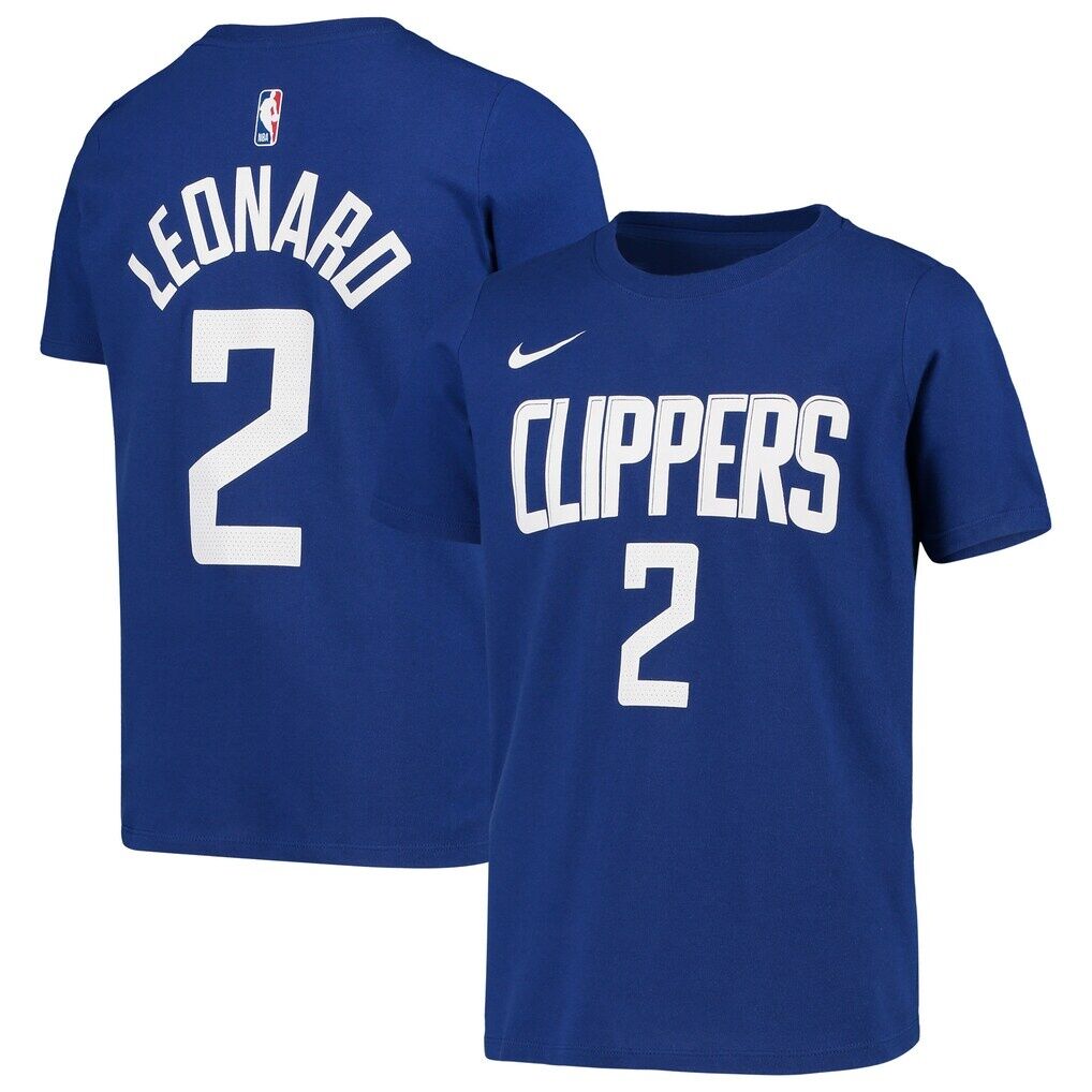 Kawhi Leonard LA Clippers Nike Youth Icon Edition Name & Number Performance T-Shirt