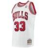 Scottie Pippen Chicago Bulls Mitchell & Ness Hardwood Classics Swingman Jersey - White - Side View