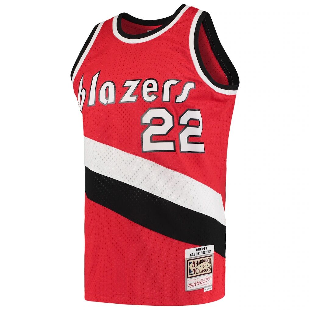Clyde Drexler Portland Trail Blazers Mitchell & Ness 1983/84 Hardwood Classics Swingman Jersey