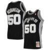 David Robinson San Antonio Spurs Mitchell & Ness 1991/92 Hardwood Classics Swingman Jersey - Black - Front View