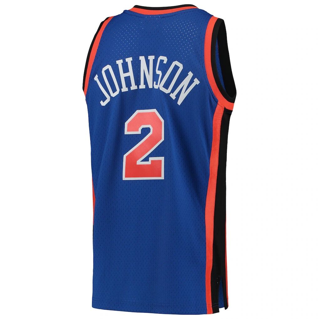 Larry Johnson New York Knicks Mitchell & Ness 1998/99 Hardwood Classics Swingman Jersey