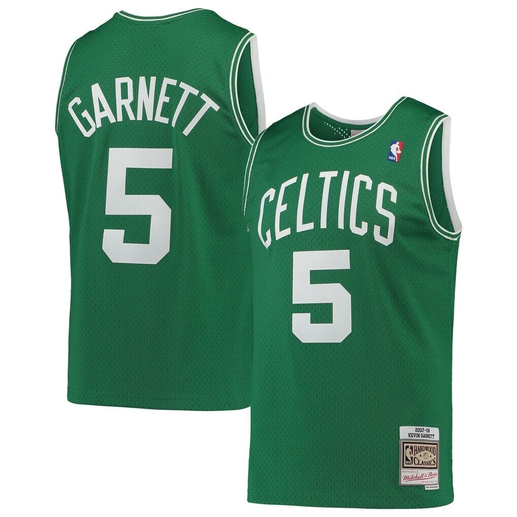 Kevin Garnett Boston Celtics Mitchell & Ness 2007/08 Hardwood Classics Swingman Jersey - Kelly Green